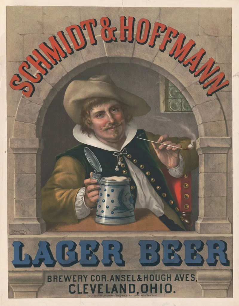 Schmidt Hoffmann Lager Beer Wall Art by Wittemann Bros. - High-Resolution Digital Print