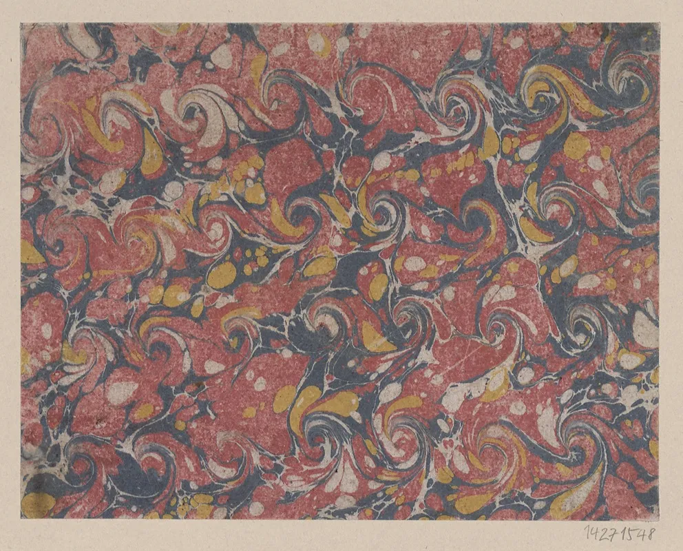 Schneckenmarmorpapier 7