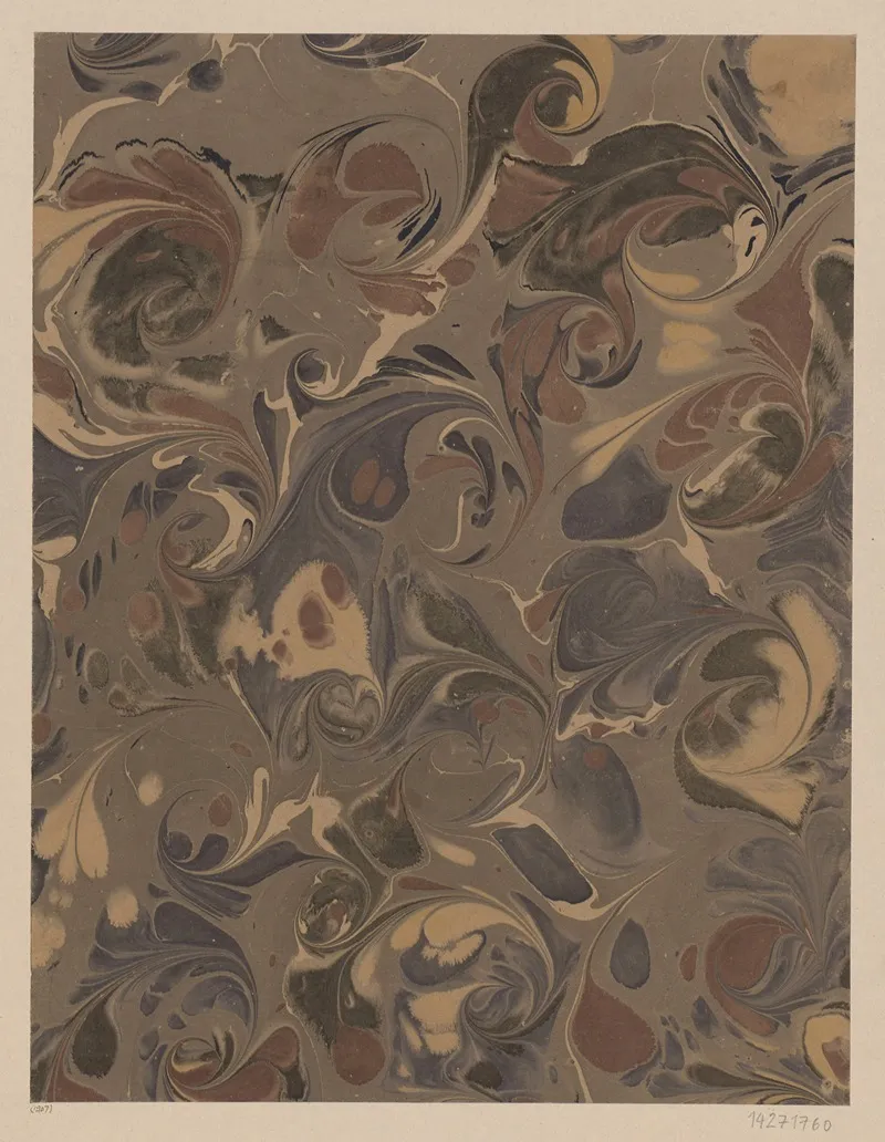 Schneckenmarmorpapier 8