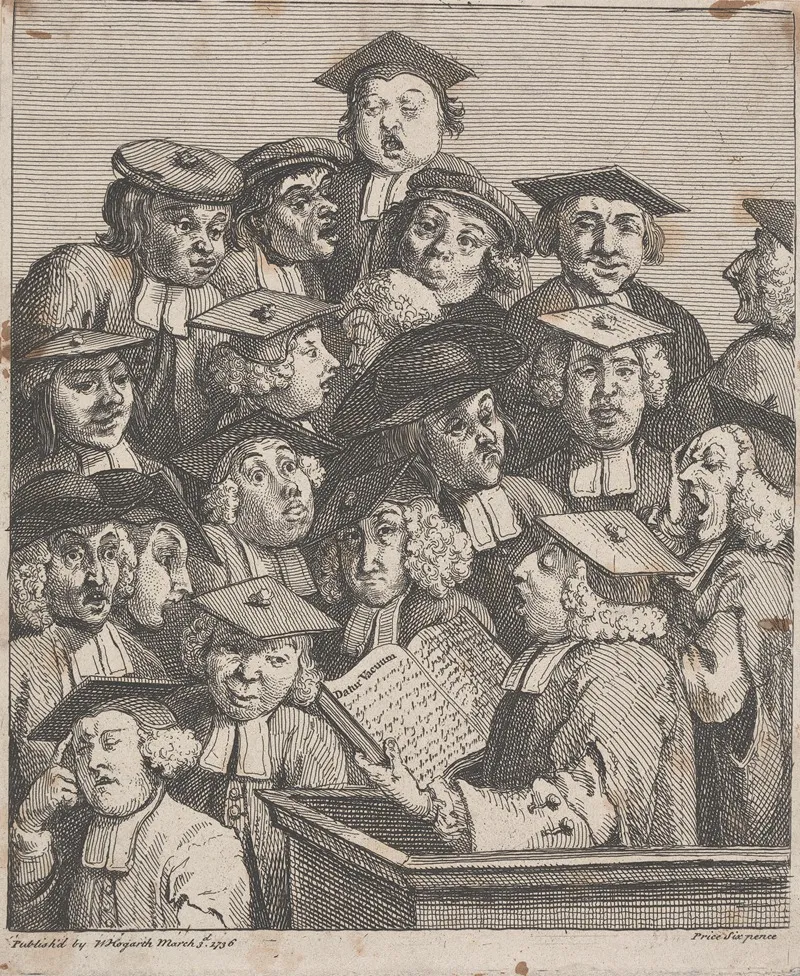 Scholars At A Lecture A Chorus Of Singers