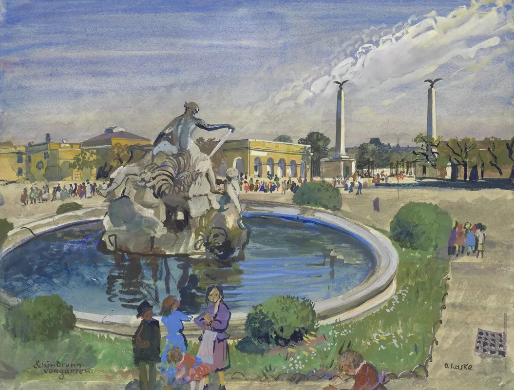Schonbrunn 3 Wall Art by Oskar Laske - High-Resolution Digital Print