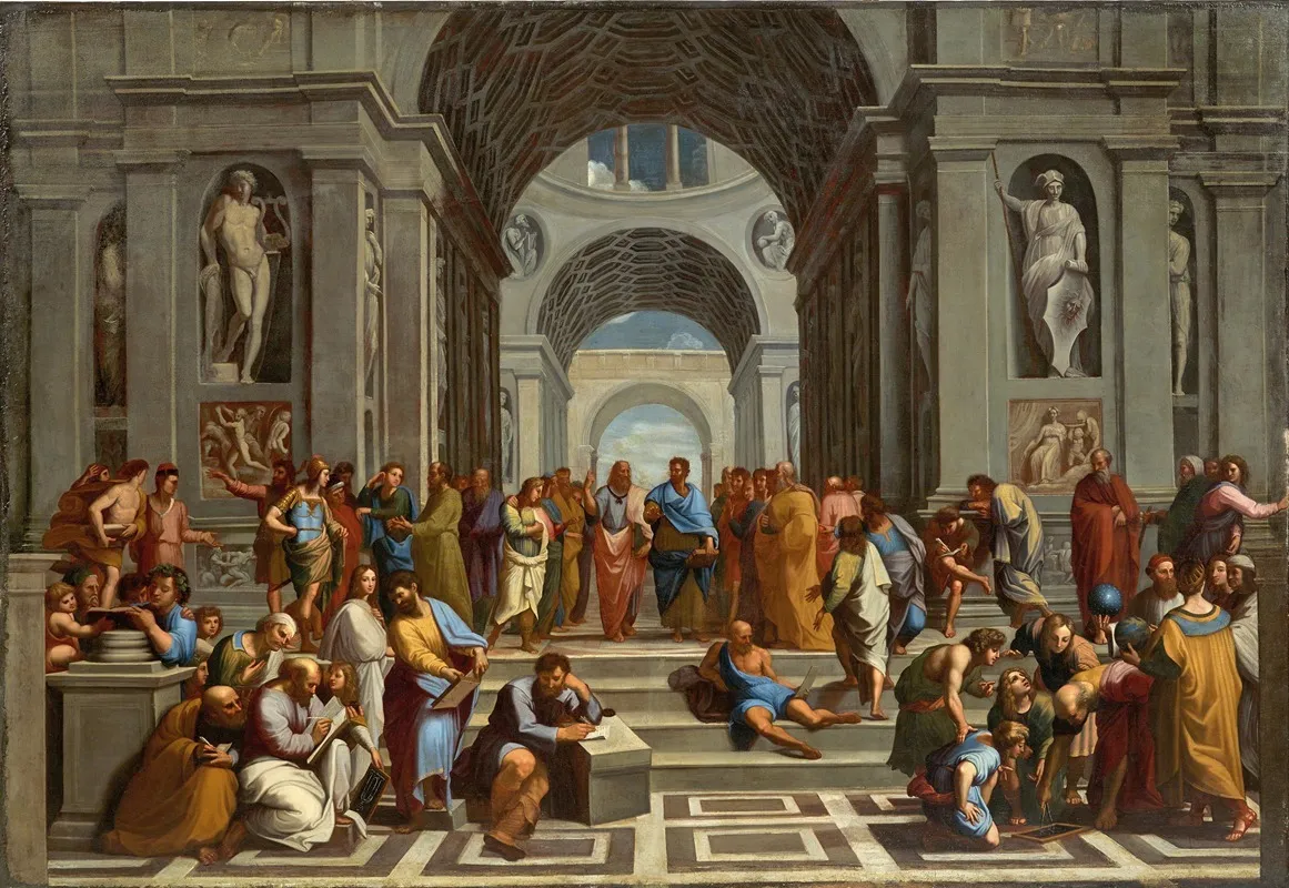 School Of Athens Wall Art by Follower of Raphael - High-Resolution Digital Print