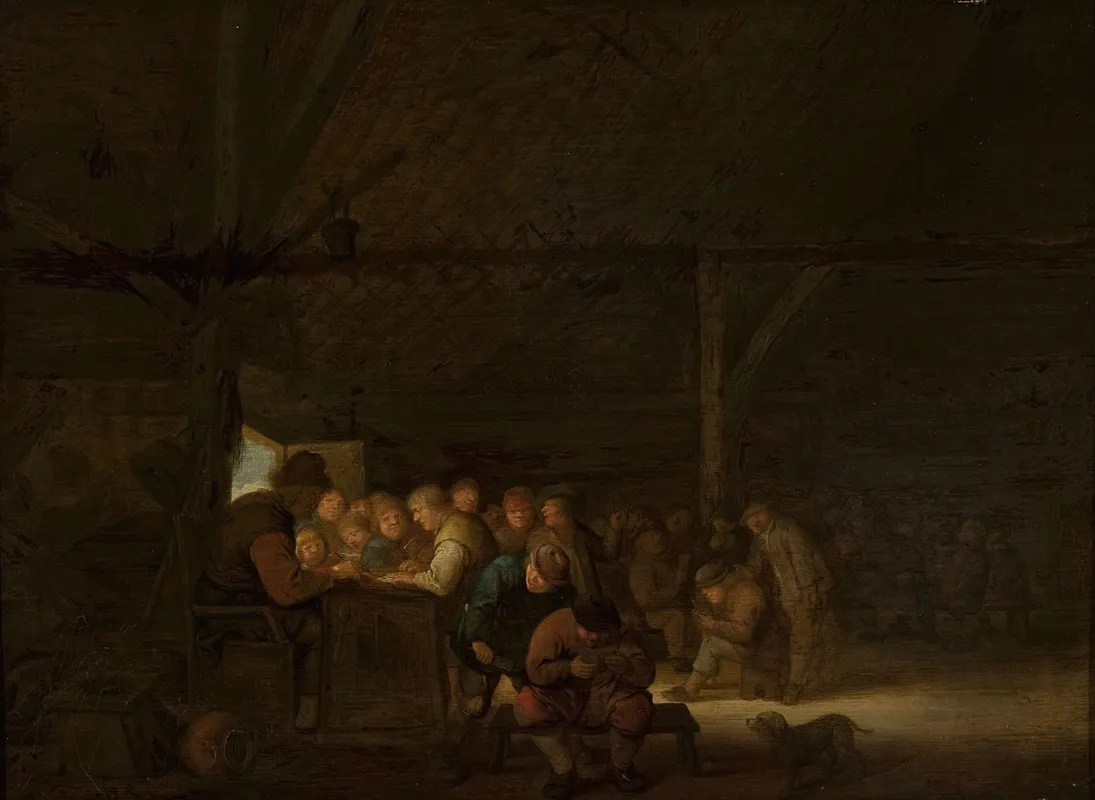 School Wall Art by Jan Miense Molenaer - High-Resolution Digital Print
