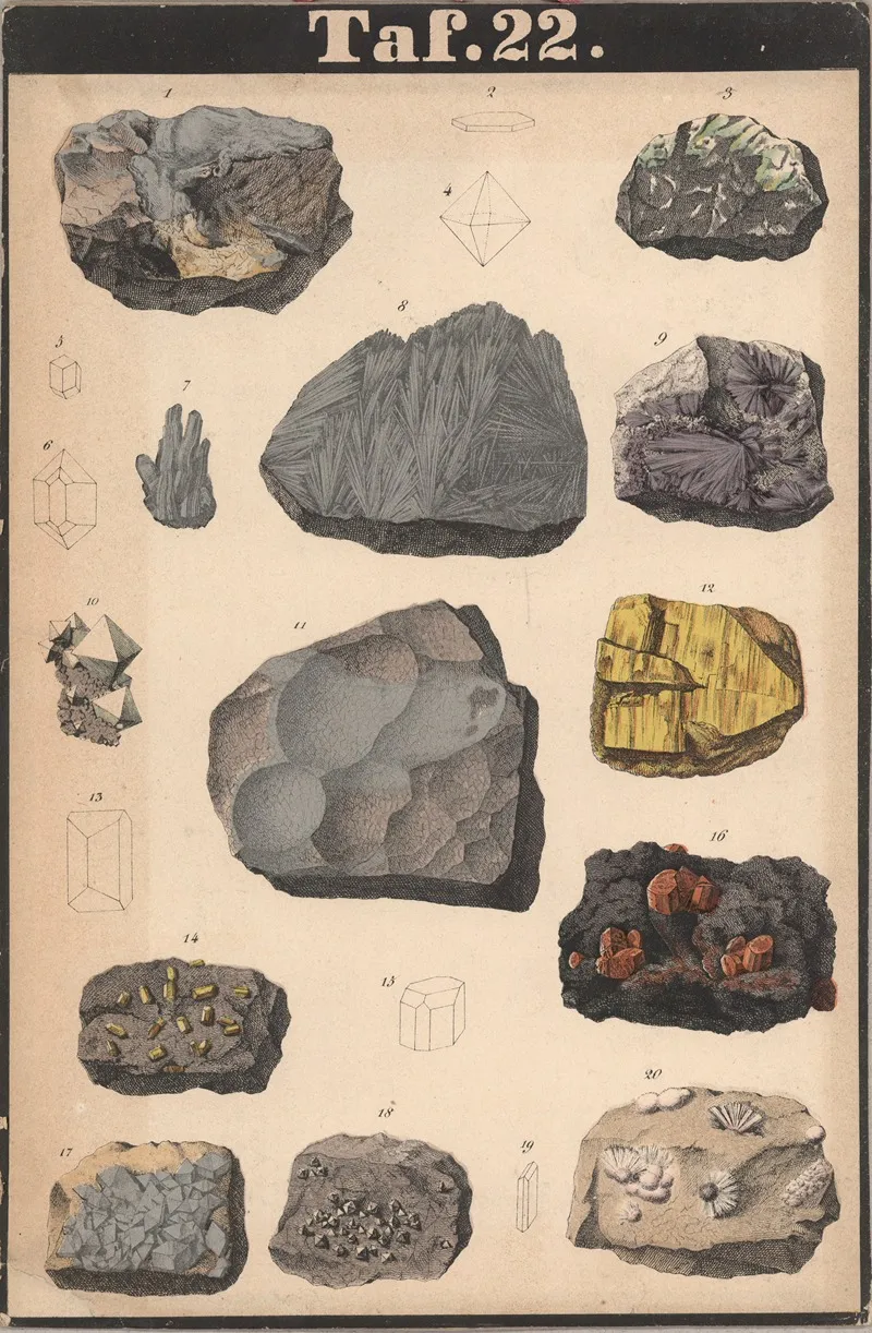 Schreibers Minerals Pl 22