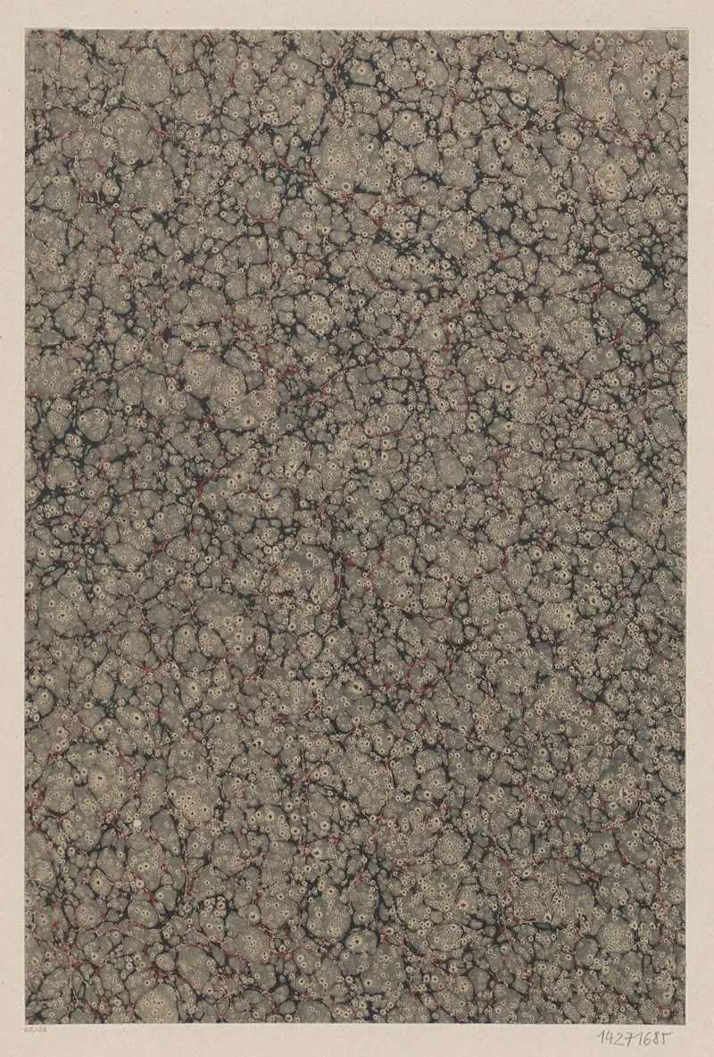 Schrotmarmorpapier 3