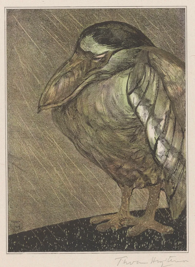 Schuitbekreiger In De Regen