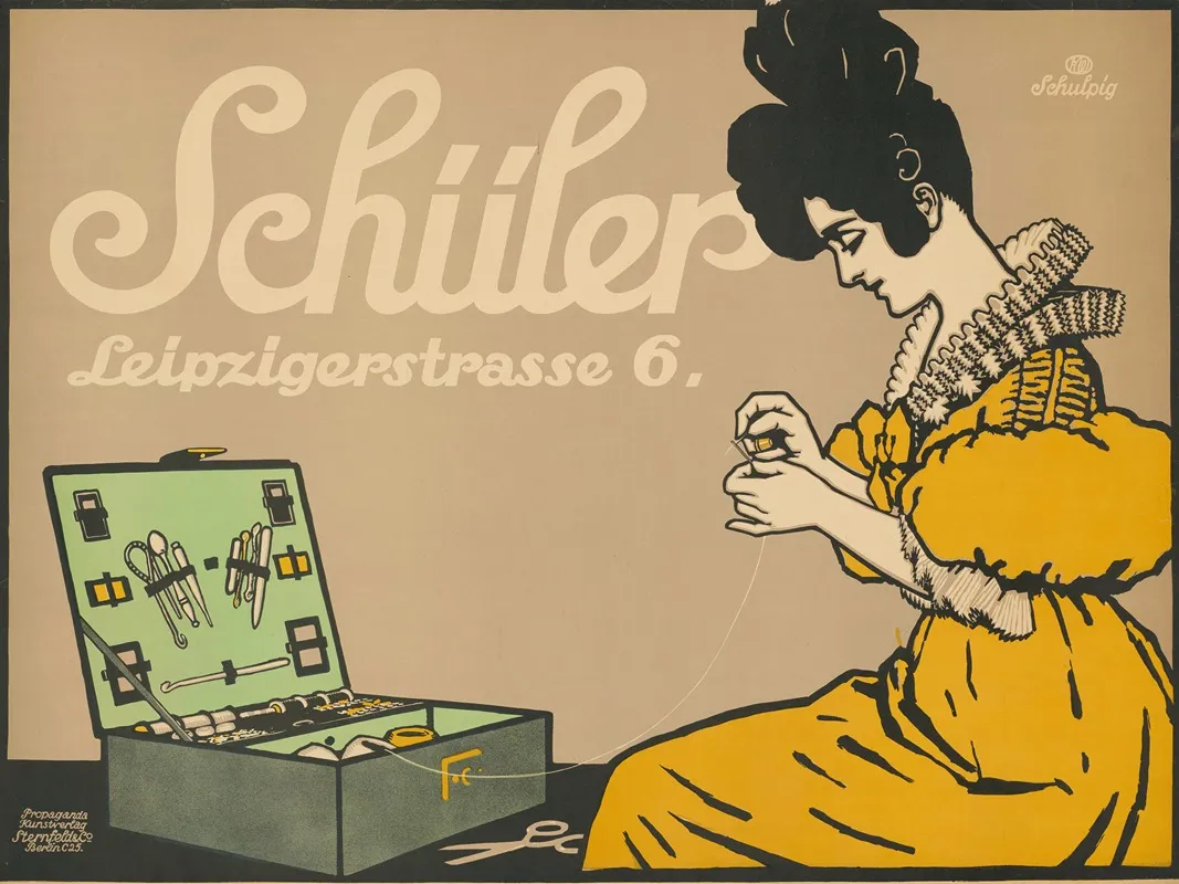 Schuler Leipzigerstrase Wall Art by Karl Schulpig - High-Resolution Digital Print