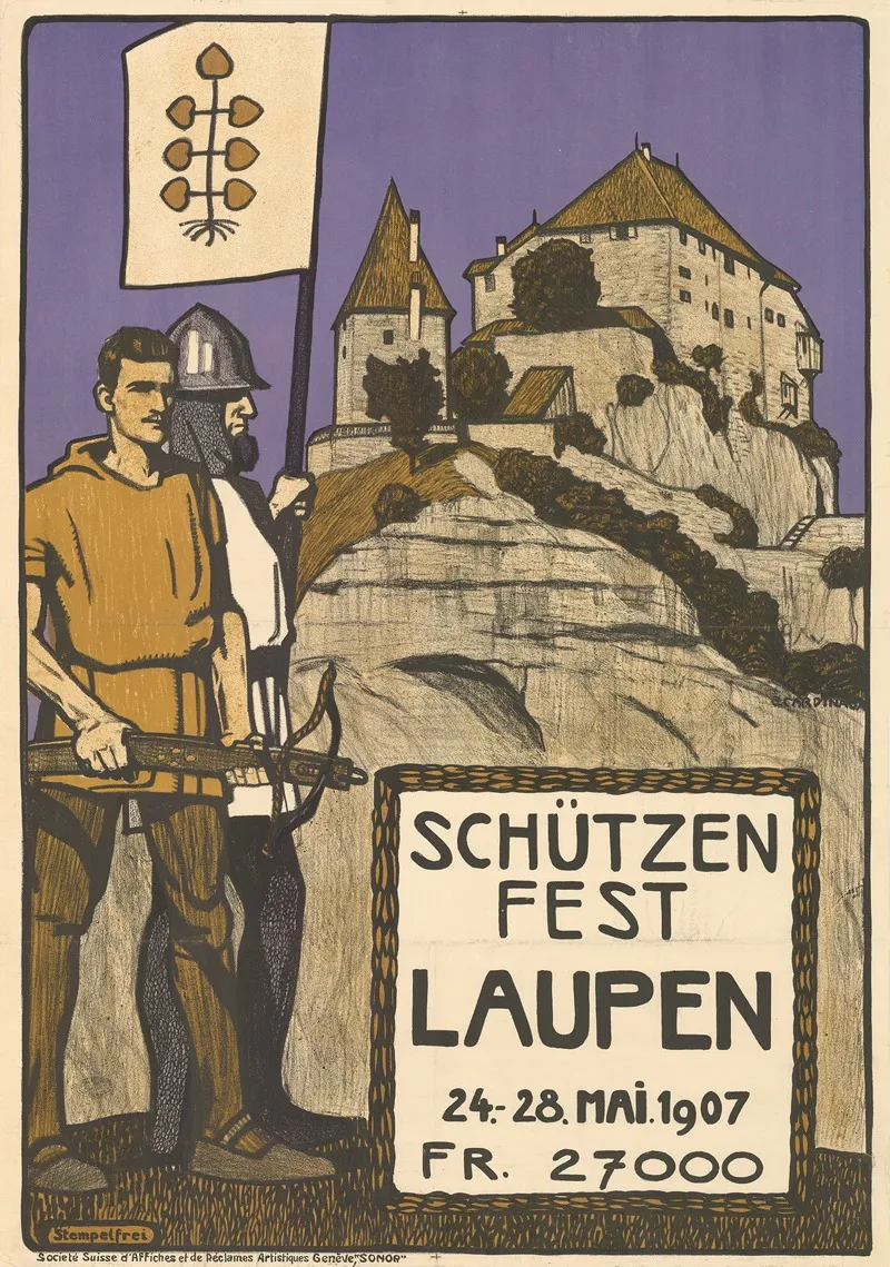 Schutzenfest Laupen Wall Art by Theodor Barth - High-Resolution Digital Print