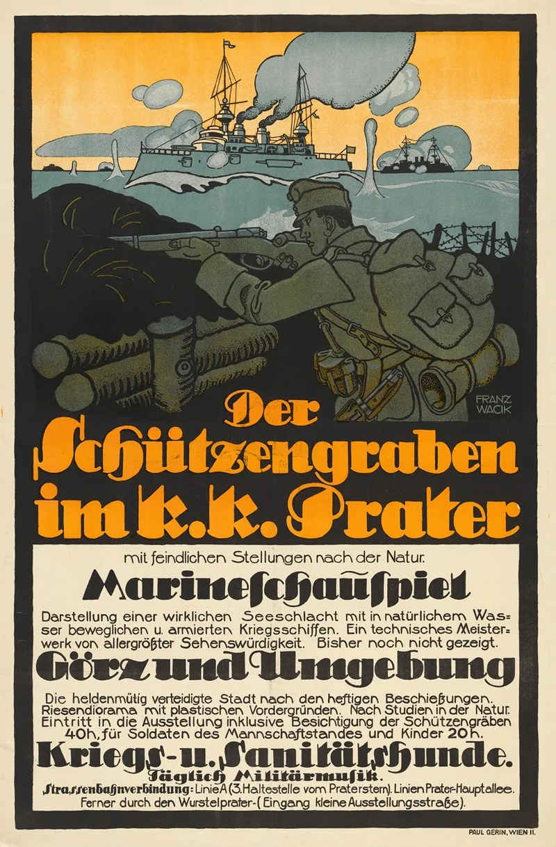 Schutzengraben Im K K Prater