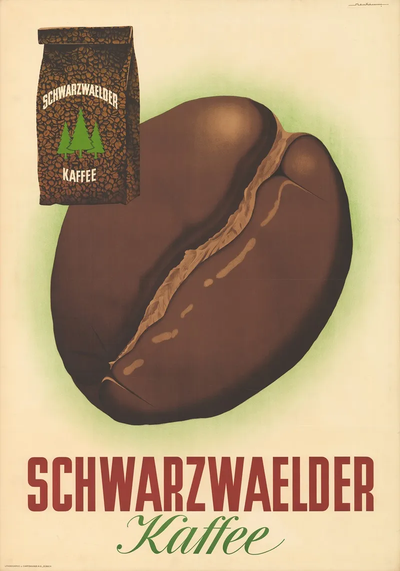 Schwarzwaelder Kaffee Wall Art by Emil Alfred Neukomm - High-Resolution Digital Print