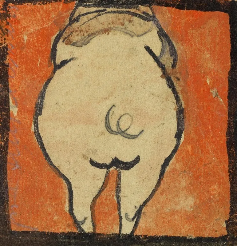 Schwein Von Hinten