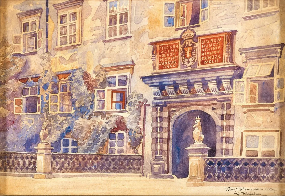 Schweizer Tor In Hofburg Residence Wall Art by Franz Hoffelner - High-Resolution Digital Print