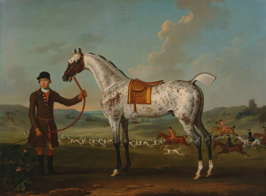 Scipio A Spotted Hunter The Property Of Colonel Roche Wall Art by Thomas Spencer - High-Resolution Digital Print