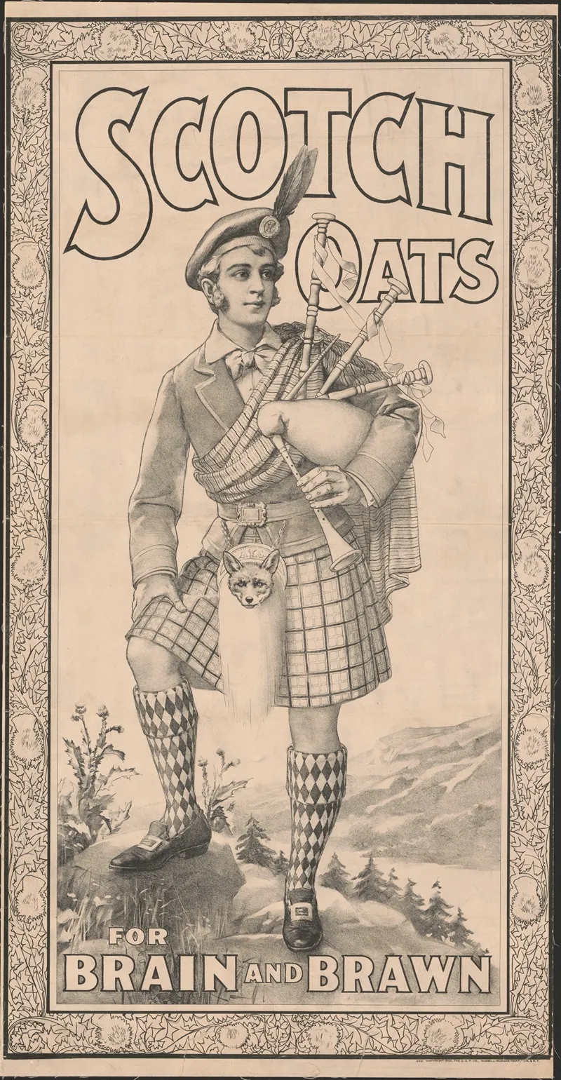 Scotch Oats For Brain And Brawn Wall Art by Russell, Morgan & Co. - High-Resolution Digital Print