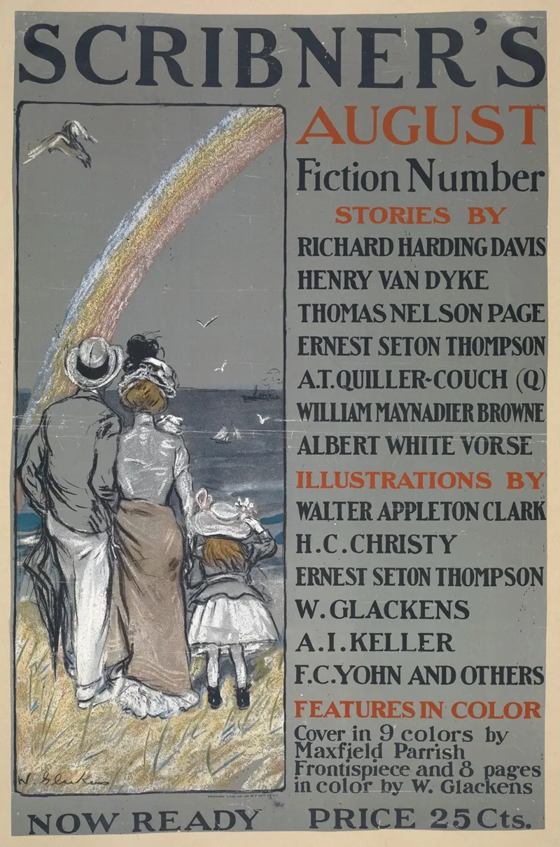 Scribners August Wall Art by William James Glackens - High-Resolution Digital Print