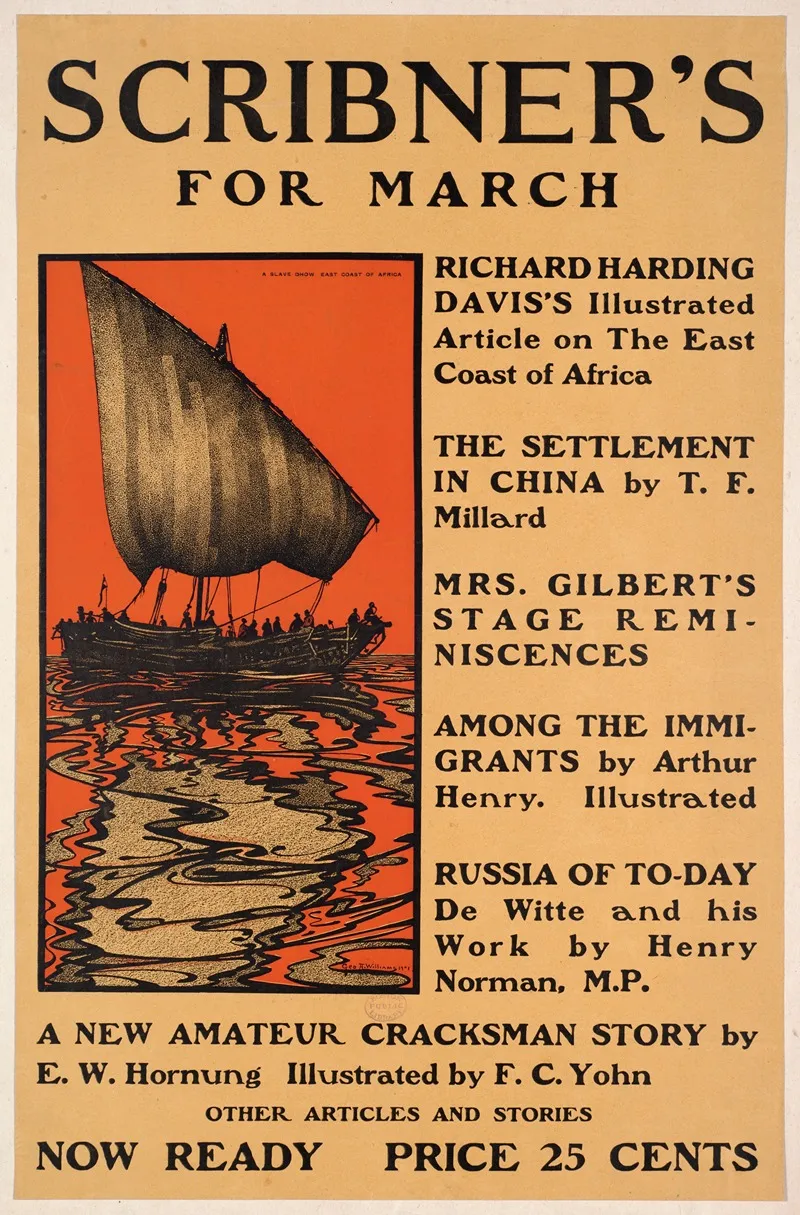 Scribners For March Wall Art by George Alfred Williams - High-Resolution Digital Print
