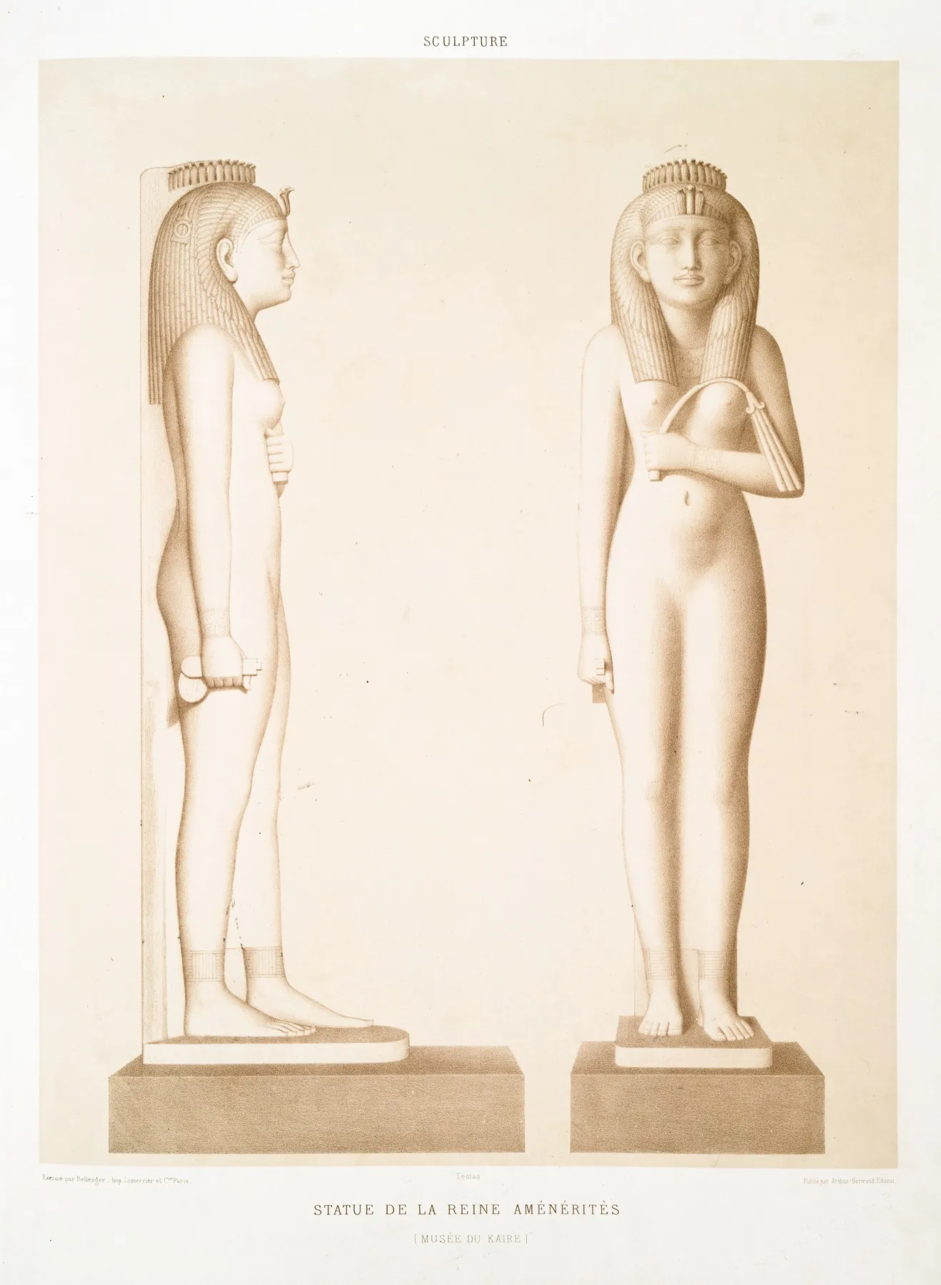 Sculpture Statue De La Reine Amenerites Musee Du Kaire