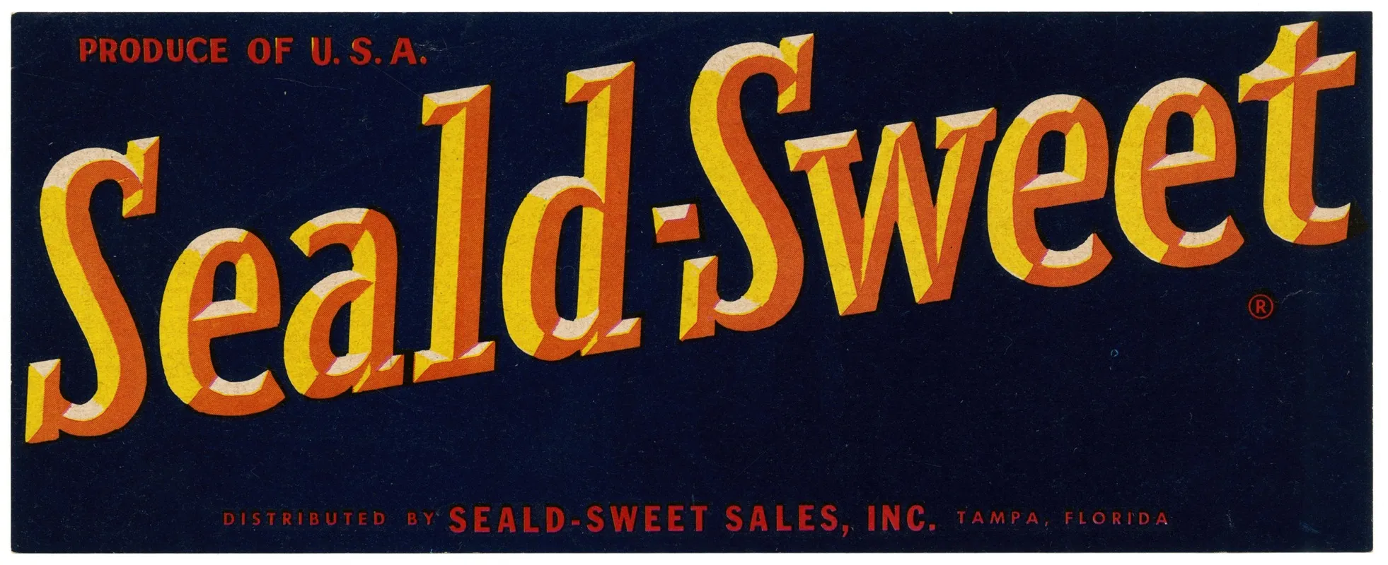Seald Sweet Produce Label