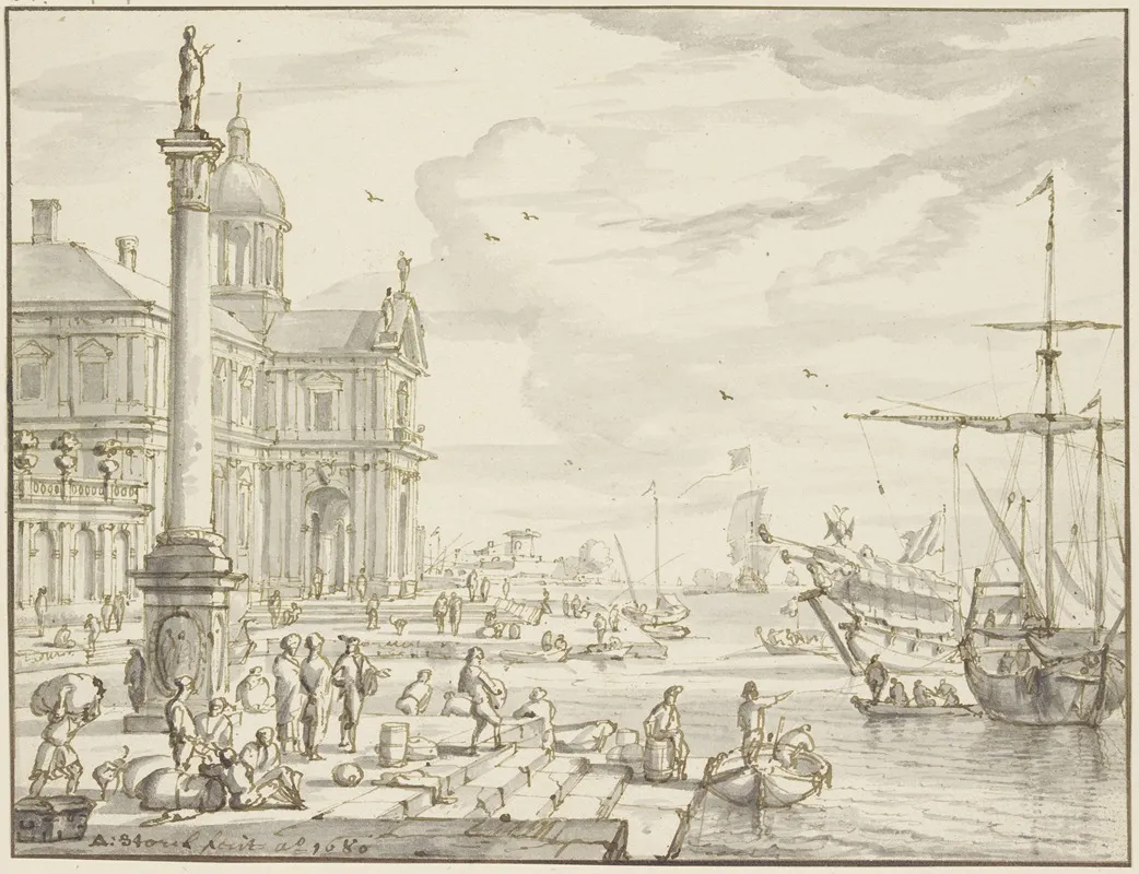 Seaport A Column On The Left
