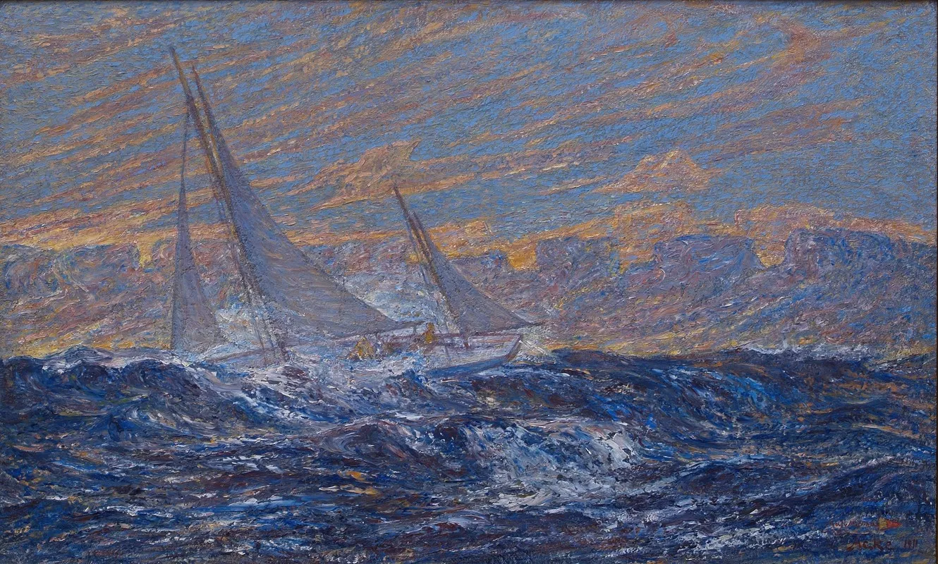Seascape 14 Wall Art by J.A.G. Acke - High-Resolution Digital Print