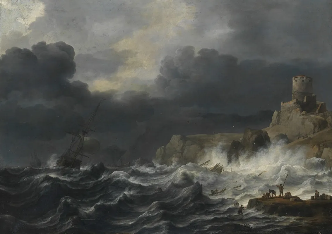 Seascape 20 Wall Art by Jan Theunisz. Blanckerhoff - High-Resolution Digital Print