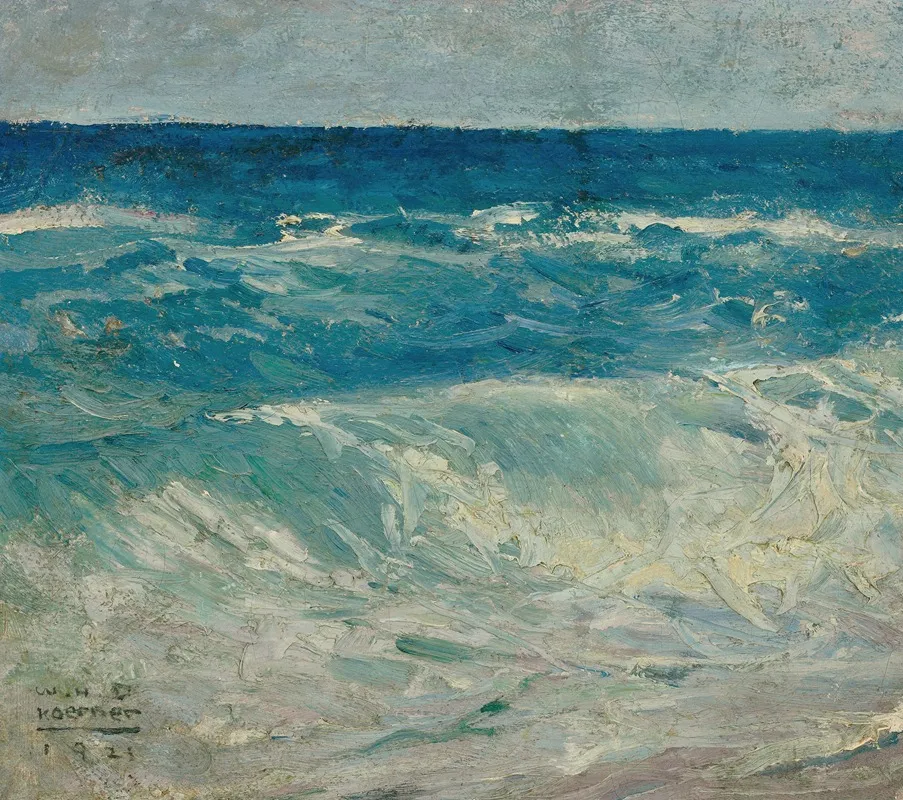 Seascape 29 Wall Art by William Henry Dethlef Koerner - High-Resolution Digital Print