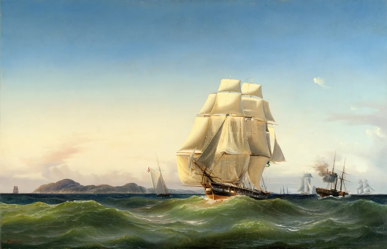 Seascape 36 Wall Art by Arnold Plagemann - High-Resolution Digital Print
