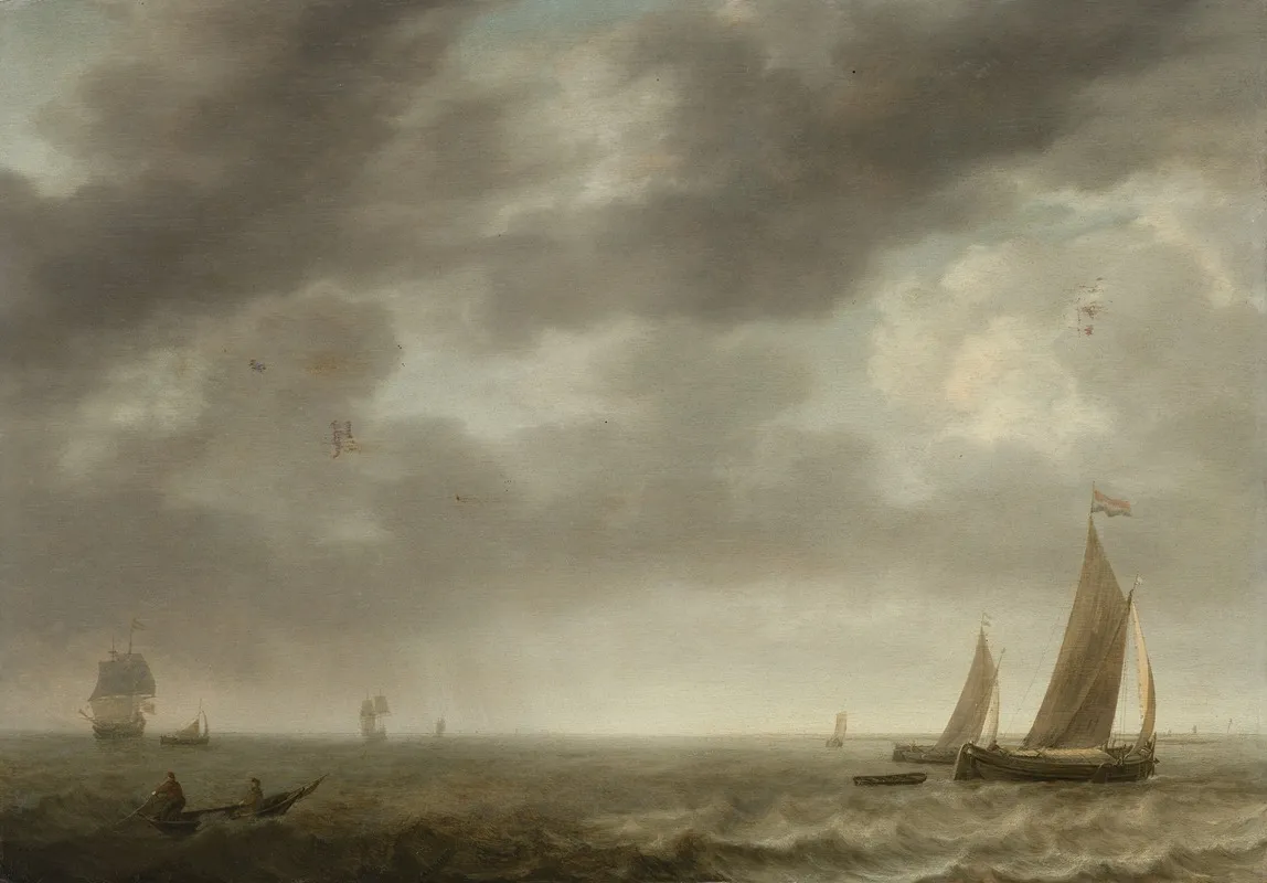 Seascape 67 Wall Art by Simon Jacobsz. De Vlieger - High-Resolution Digital Print