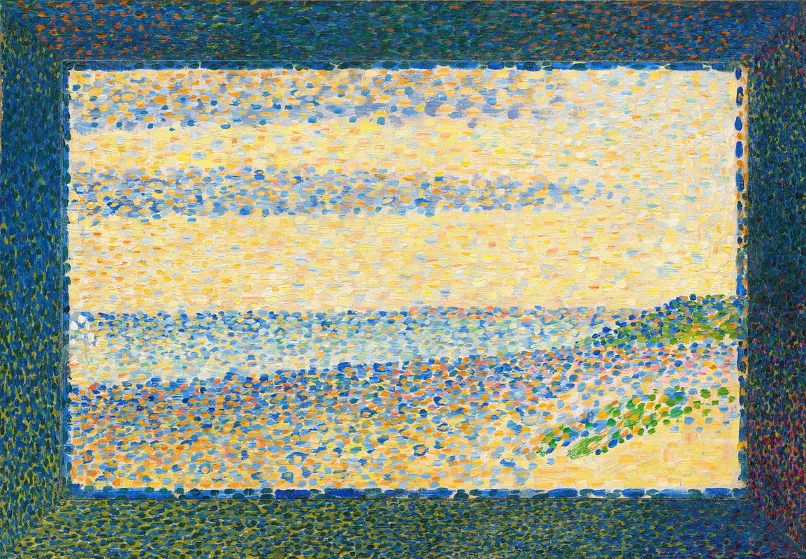 Seascape Gravelines Wall Art by Georges Seurat - High-Resolution Digital Print