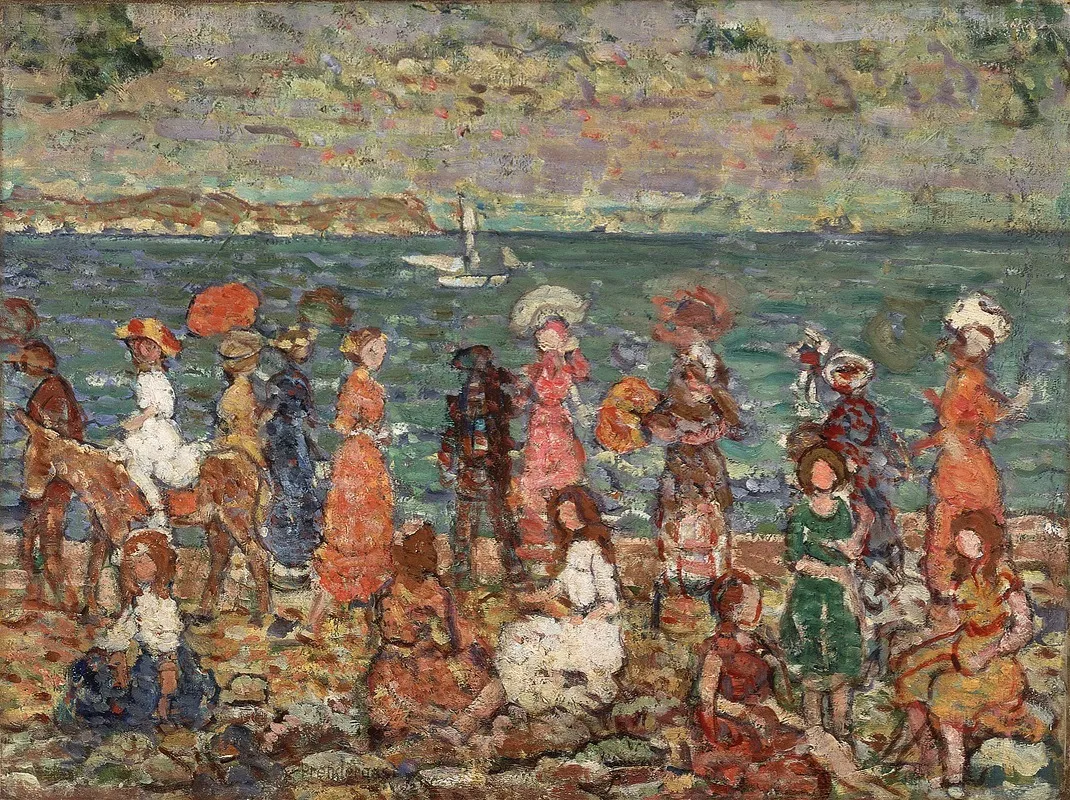 Seashore Wall Art by Maurice Prendergast - High-Resolution Digital Print