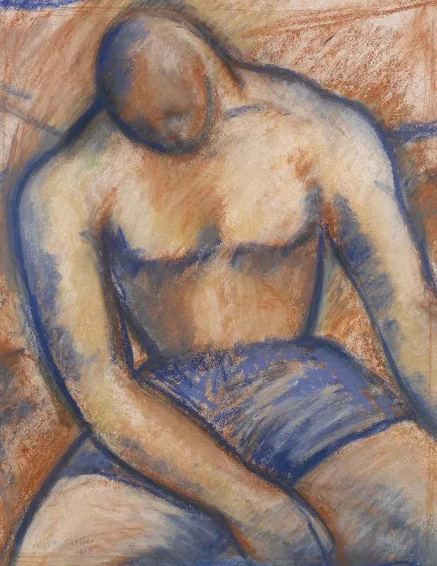 Seated Boxer