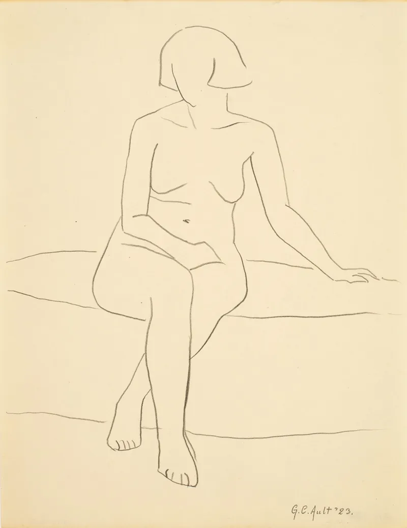 Seated Female Figure 5
