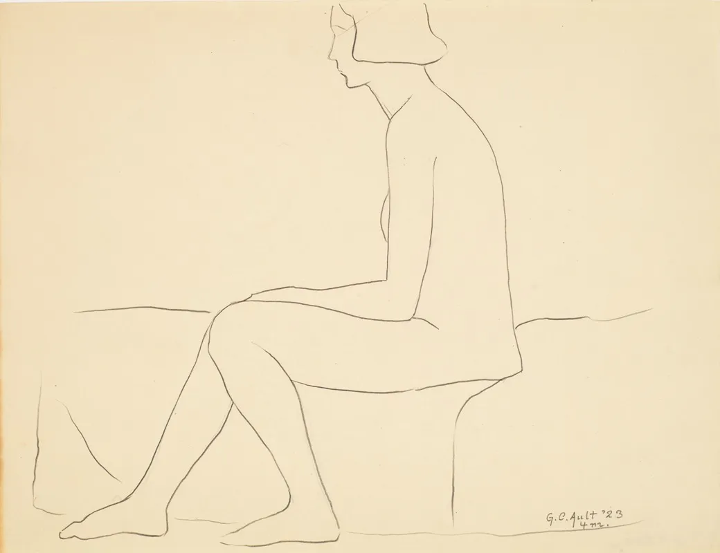 Seated Female Figure 6