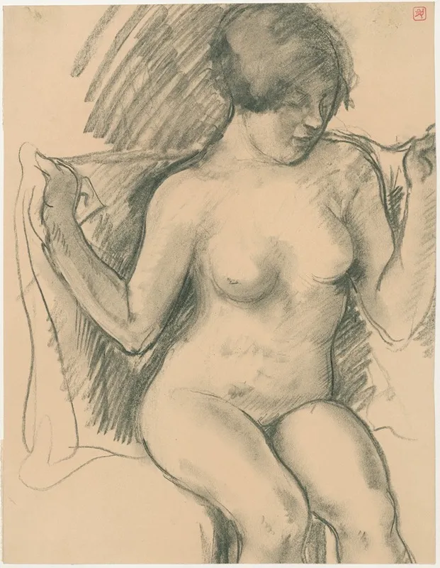 Seated Female Nude 19
