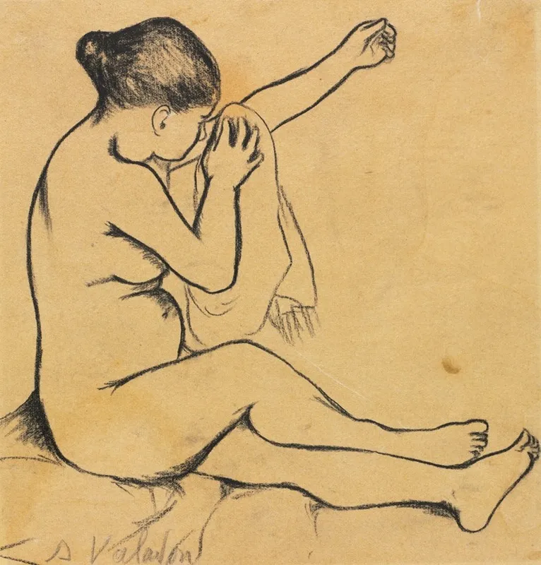 Seated Female Nude 6