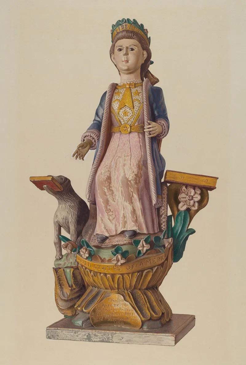 Seated Figure Liberty