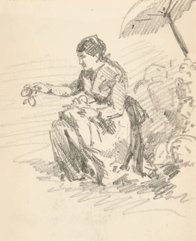 Seated Figure Of A Woman