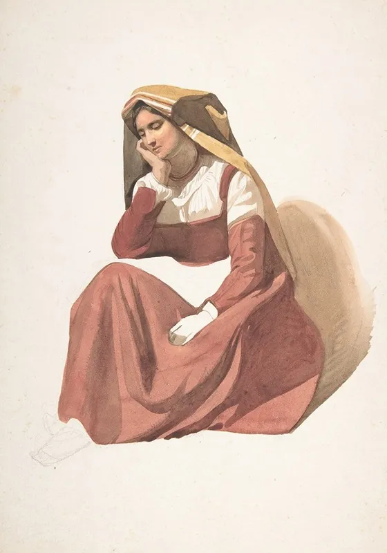 Seated Italian Peasant Woman