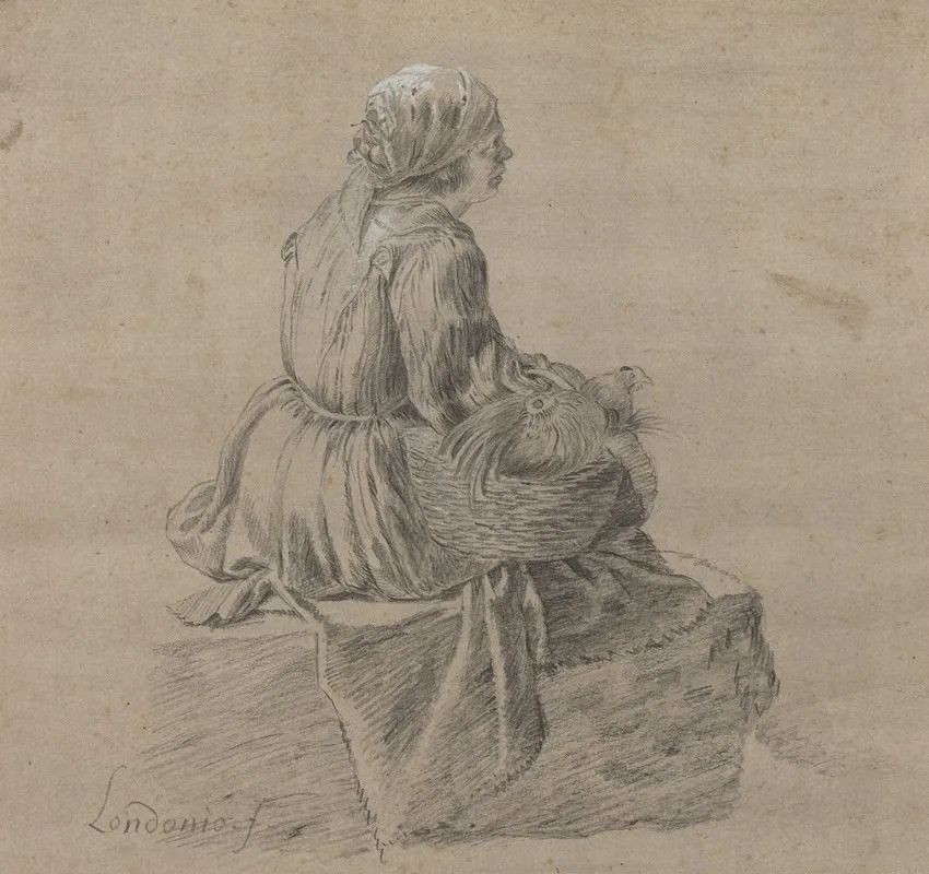 Seated Peasant Woman 2