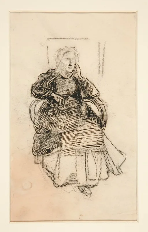 Seated Woman 12 Wall Art by Francis Lathrop - High-Resolution Digital Print