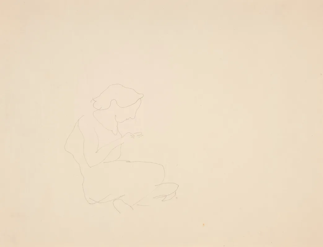 Seated Woman Looking Down 2
