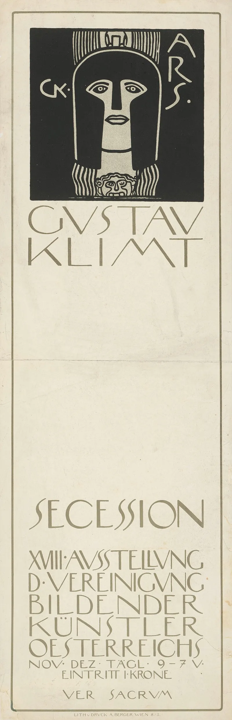 Secession Xviii Ausstellung Wall Art by Gustav Klimt - High-Resolution Digital Print