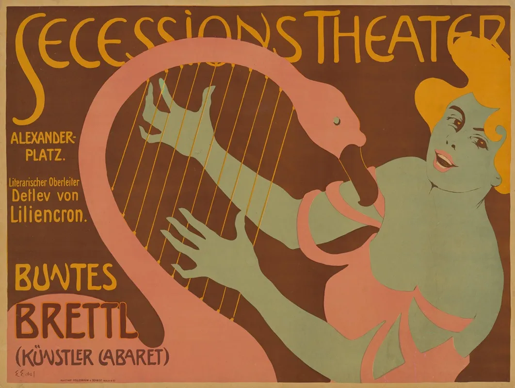 Secessionstheater Alexanderplatz Wall Art by Edmund Edel - High-Resolution Digital Print