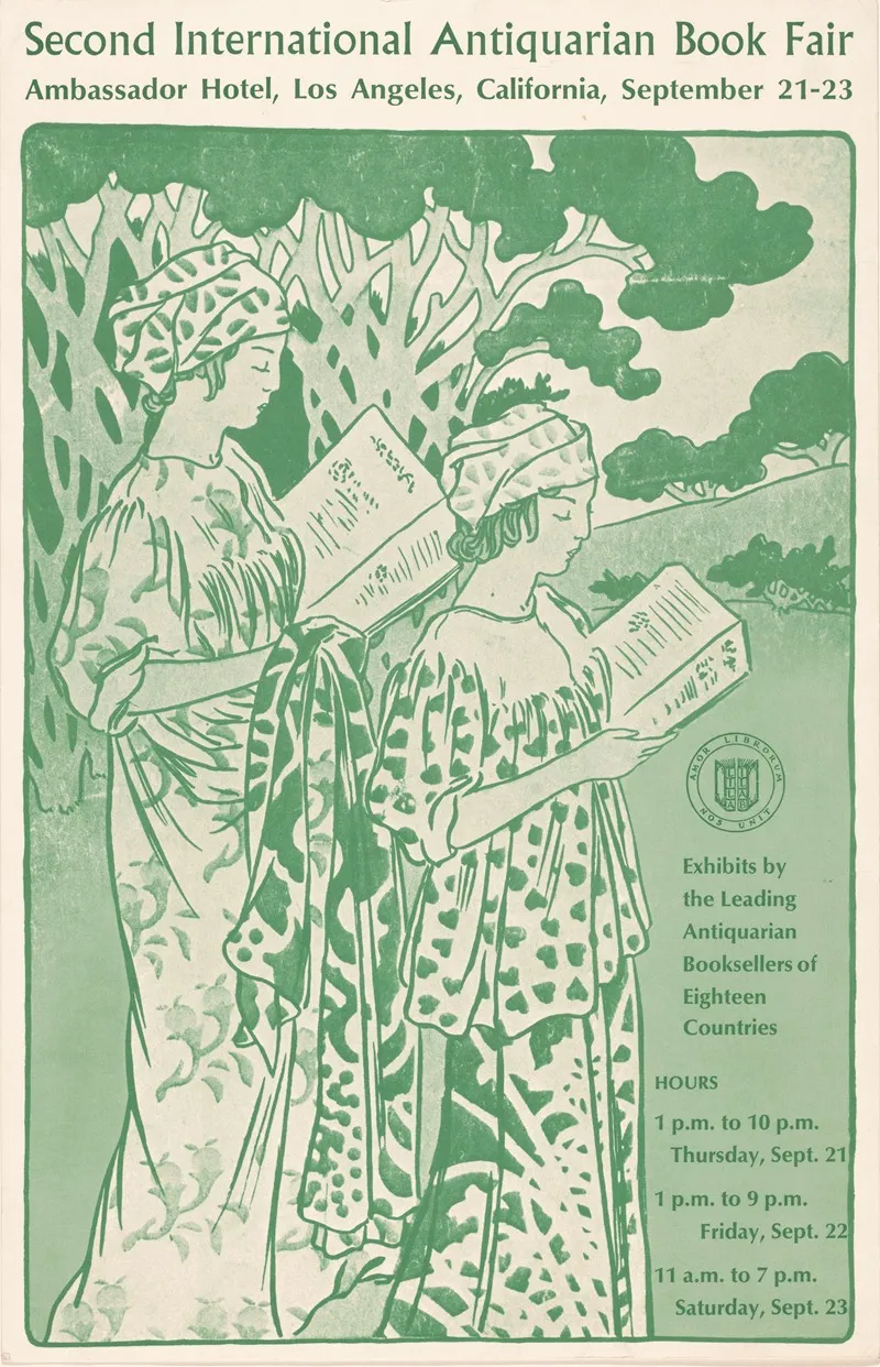 Second International Antiquarian Book Fair Wall Art by Anonymous - High-Resolution Digital Print