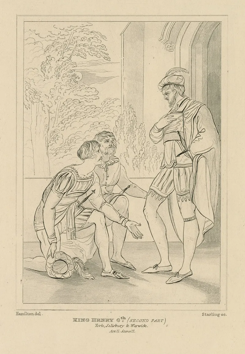 Second Part Of King Henry Vi Act 2 Scene 2 Wall Art by William Francis Starling - High-Resolution Digital Print