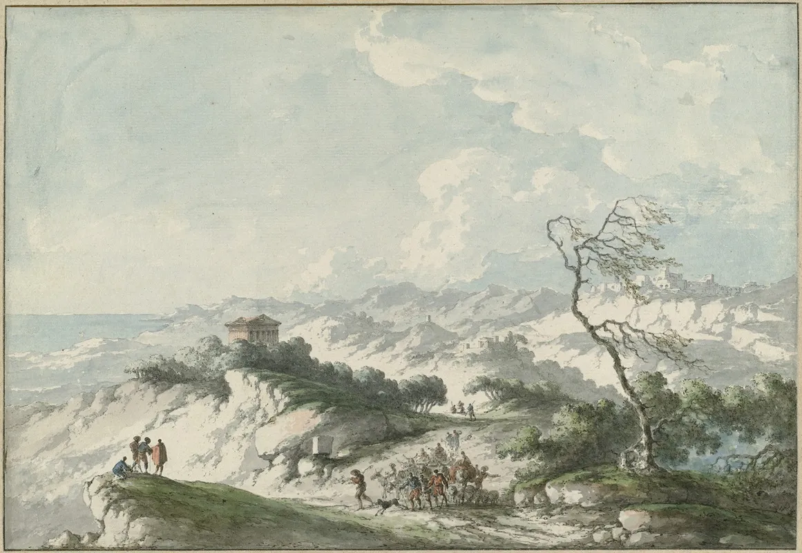 Second View Of The Agrigento Countryside