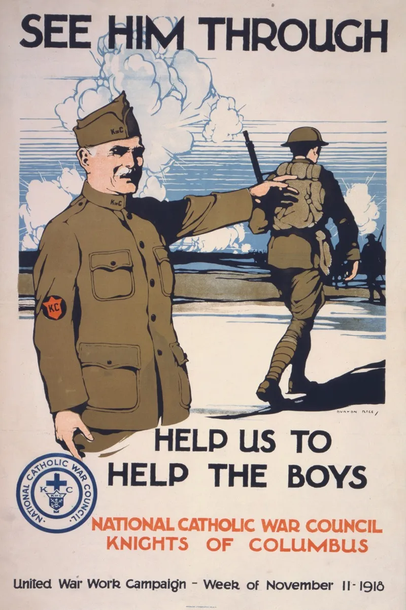 See Him Through Help Us To Help The Boys Wall Art by Burton Rice - High-Resolution Digital Print