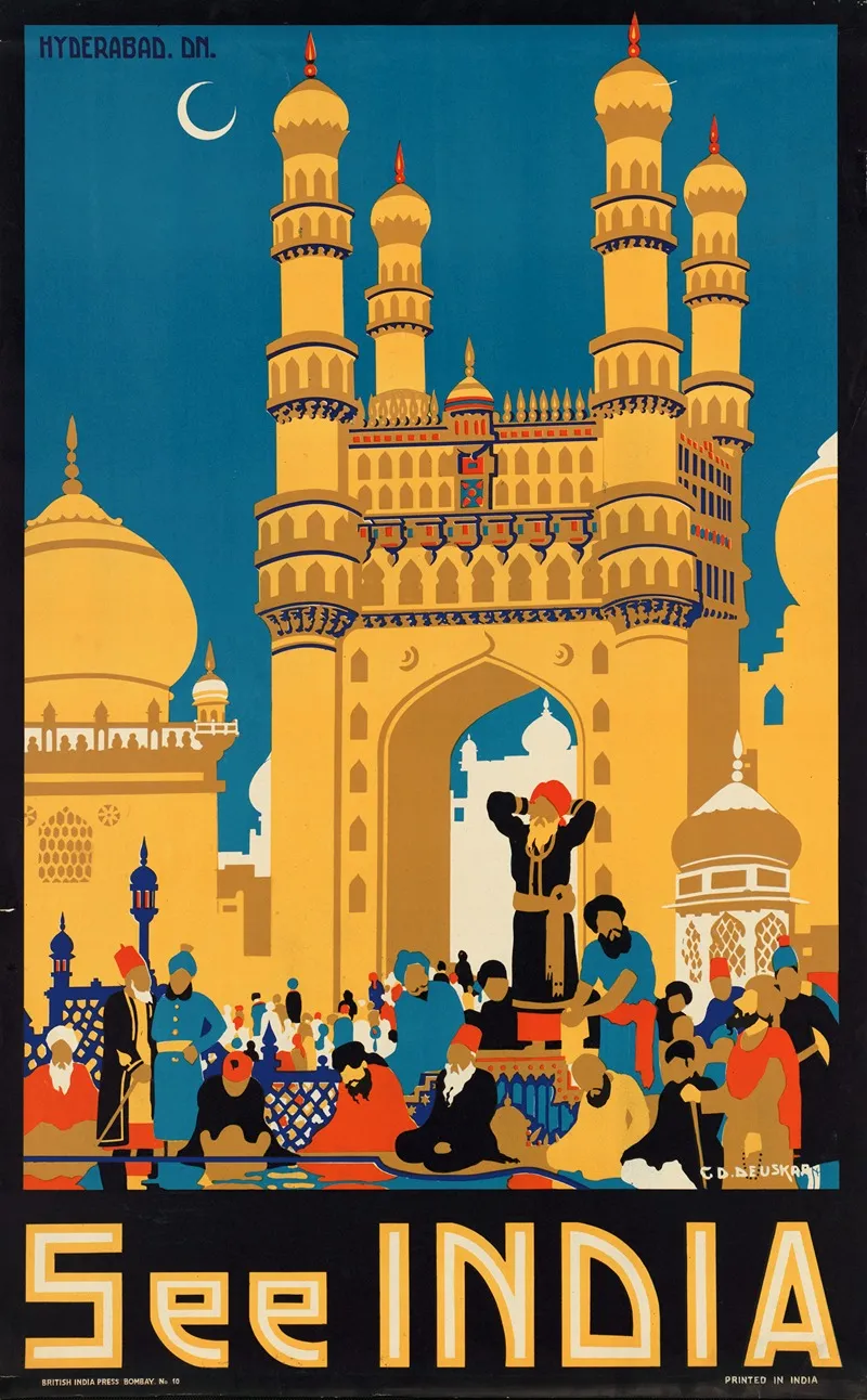 See India Wall Art by G.D. Deuskar - High-Resolution Digital Print