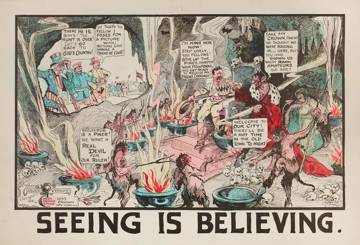 Seeing Is Believing Wall Art by Carey Cartoon Service - High-Resolution Digital Print