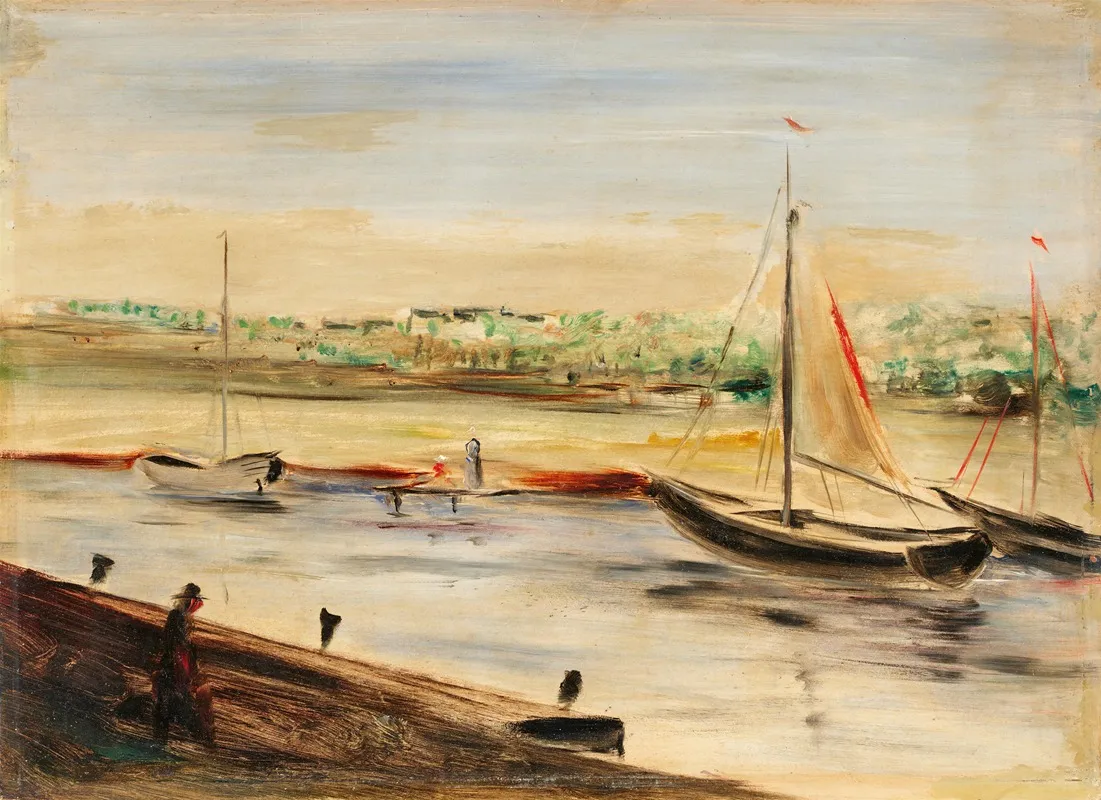 Segelboote 3 Wall Art by Alfred Partikel - High-Resolution Digital Print